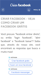 Mobile Screenshot of criarfacebook.com